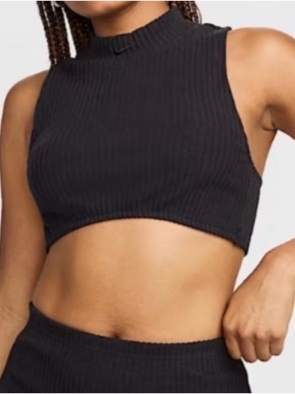 Nike Chill Rib Lifestyle Tank - Black - S